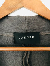 Load image into Gallery viewer, Jaeger Women’s Wool Cardigan | UK12 | Green Grey
