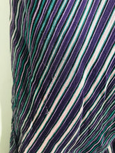 Load image into Gallery viewer, Karen Millen Women&#39;s Striped Silk Halter Neck Midi Dress | UK10 | Purple
