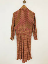 Load image into Gallery viewer, Calypso Christiane Celle Women&#39;s Silk Midi Shirt Dress | S UK8 | Pink
