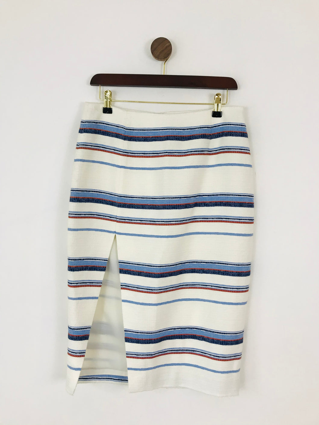 Intermix Women’s Stripe Pencil Skirt | UK14 L | Multicolour