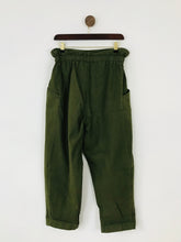 Load image into Gallery viewer, Emin &amp; Paul Women’s High Waisted Tapered Trousers | UK10-12 M | Green
