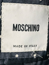 Load image into Gallery viewer, Moschino Men&#39;s Striped Blazer Jacket | IT50 | Grey

