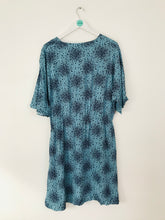 Load image into Gallery viewer, Boden Women’s Button Up Floral A-Line Dress NWT | UK16 | Blue

