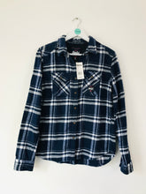 Load image into Gallery viewer, Superdry Women’s Flannel Shirt NWT | XL UK16-18 | Blue
