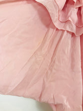 Load image into Gallery viewer, Juliet Dunn Women’s Silk Ruffle Blouse Top | Pink | UK10
