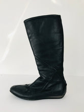 Load image into Gallery viewer, Flexa Fratelli Rosetti Women’s Leather Knee Boots | UK5 | Black
