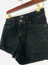 Load image into Gallery viewer, BDG Women&#39;s Denim Hot Pants Shorts | W26 UK8 | Black
