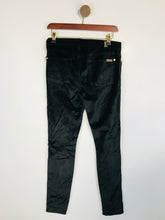 Load image into Gallery viewer, 7 For All Mankind Women&#39;s Velour Velvet Skinny Jeans | W28 UK10 | Black
