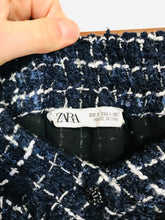 Load image into Gallery viewer, Zara Women&#39;s Off Shoulder Woven Midi Dress | S UK8 | Blue
