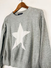 Load image into Gallery viewer, M&amp;S Women&#39;s Knit Star Jumper | M UK10-12 | Grey
