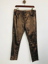 Load image into Gallery viewer, Biba Women&#39;s Polka dot Skinny Jeans | UK14 | Brown
