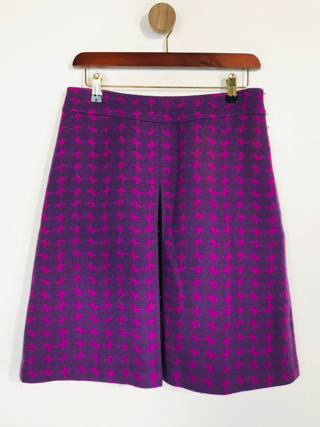 Boden Women's Polka Dot Midi Skirt | S UK8 | Purple