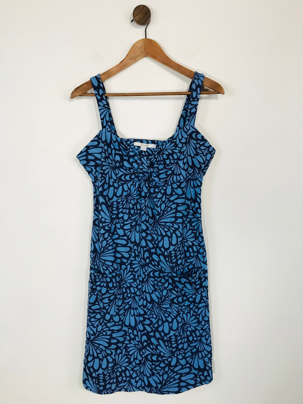 Boden Women's Floral Jersey Mini Dress | UK10 | Blue