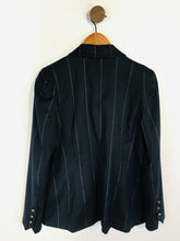 Load image into Gallery viewer, River Island Women&#39;s Pinstripe Blazer Jacket | 12 Petite | Blue
