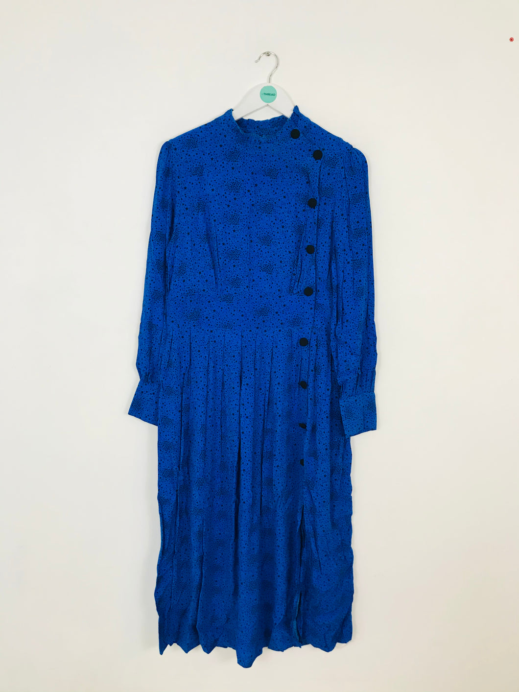 Monsoon Women’s Star Print Gathered Maxi Dress | UK14 | Blue