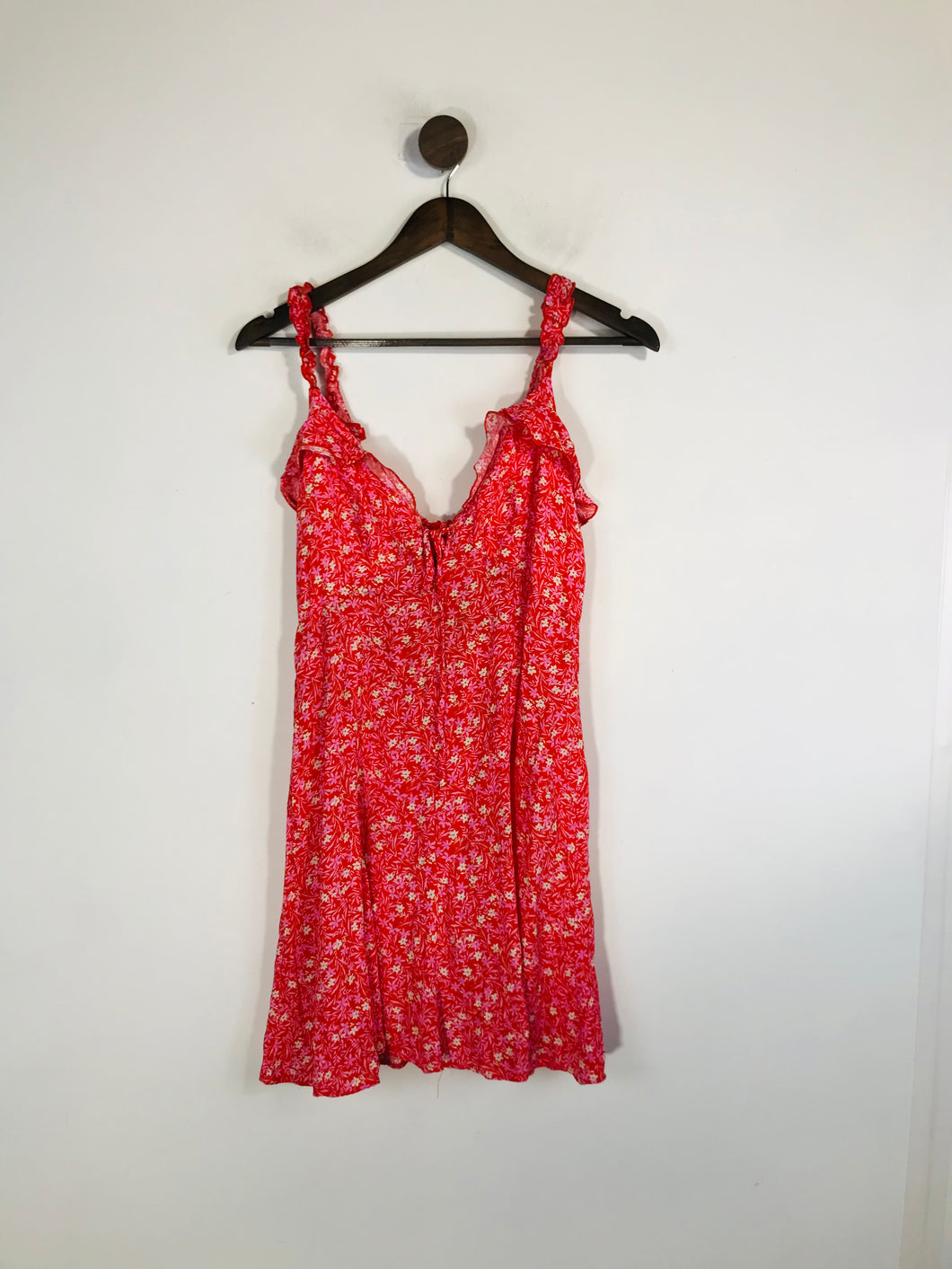 Zara Women's Floral Mini Dress | S UK8 | Red