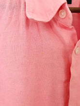 Load image into Gallery viewer, Hugo Boss Men’s Lightweight Linen Shirt | XL | Pink
