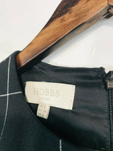 Load image into Gallery viewer, Hobbs Women&#39;s Check Gingham Smart Sheath Dress | UK8 | Black
