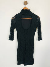 Load image into Gallery viewer, Zara Women&#39;s Lace Bodycon Dress | S UK8 | Blue
