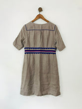 Load image into Gallery viewer, Boden Women&#39;s Linen Wrap Dress | UK14 | Grey
