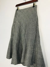 Load image into Gallery viewer, Phase Eight Women&#39;s Check Aline Midi Skirt | UK8 | Grey
