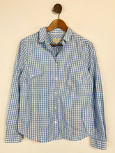Load image into Gallery viewer, Jack Wills Women&#39;s Check Smart Button-Up Shirt | UK10 | Blue
