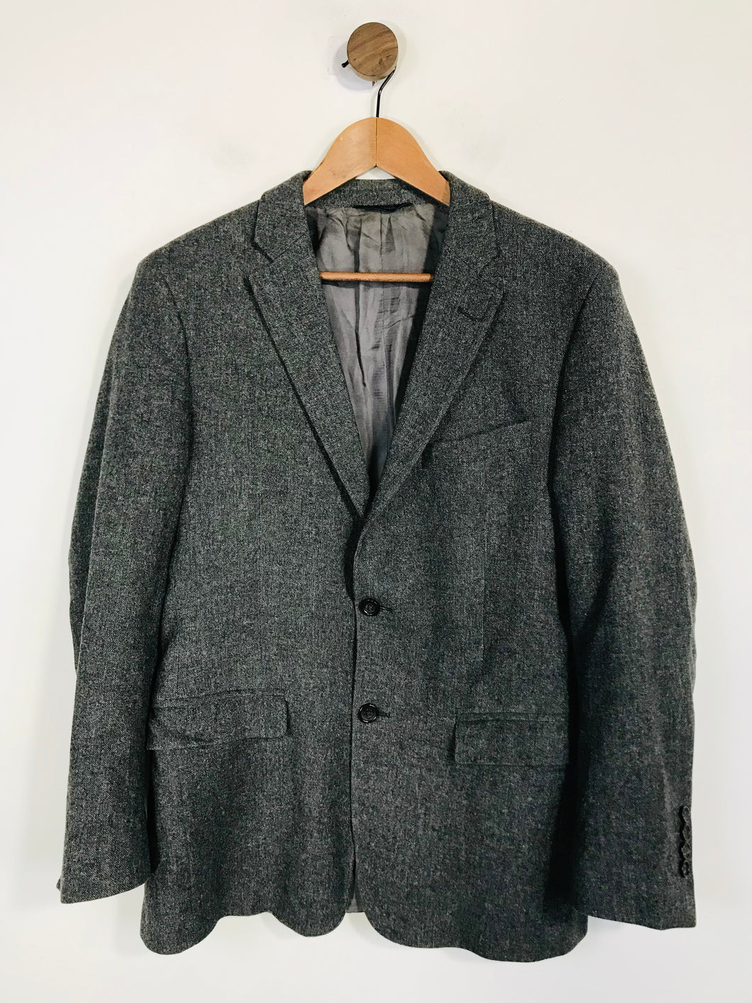 Brooks Brothers Men's Wool Blazer Jacket | UK40R | Grey