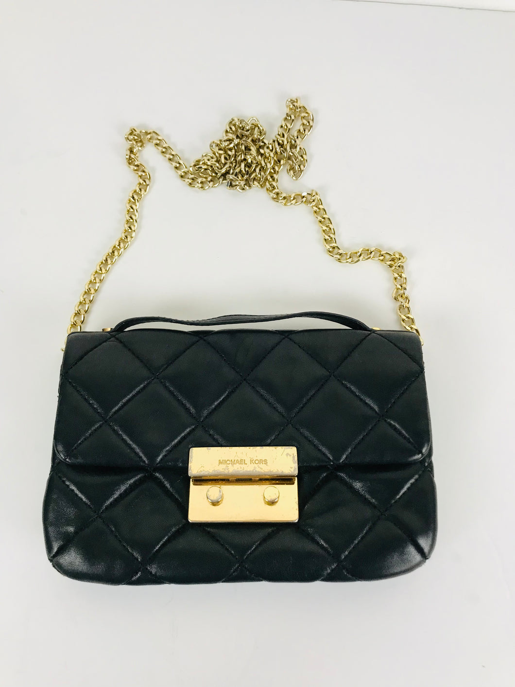 Michael Kors Women's Leather Crossbody Bag | OS | Black