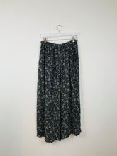 Load image into Gallery viewer, Adini Women’s Midi A-Line Skirt | S/M | Navy Print
