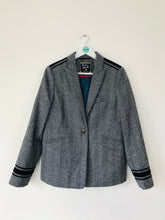 Load image into Gallery viewer, Boden Women’s Wool Tweed Blazer | UK16 | Grey
