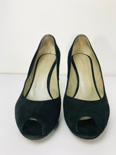 Load image into Gallery viewer, Karen Millen Women&#39;s Open Toe Heels | EU38.5 UK5.5 | Black
