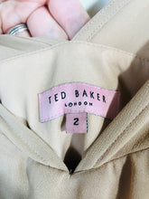 Load image into Gallery viewer, Ted Baker Women&#39;s Ruffle A-Line Dress | UK10 2 | Beige
