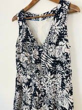 Load image into Gallery viewer, Boden Women&#39;s Floral Crochet Wrap Midi Dress | UK14 | Blue
