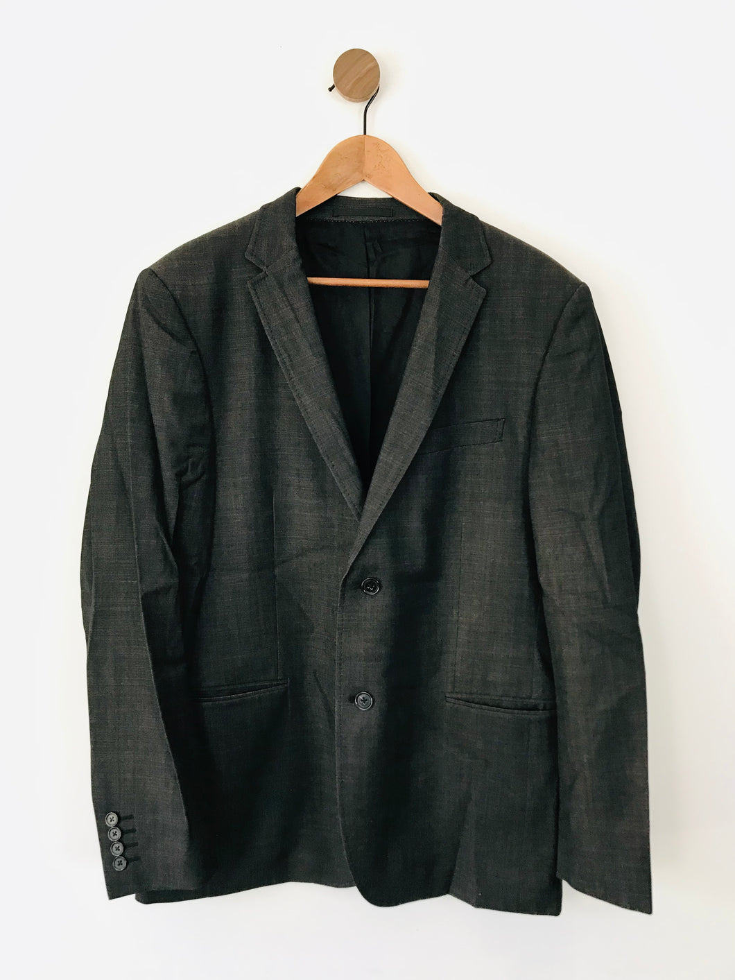 Nigel Hall Men's Wool Smart Blazer Jacket | 42 | Grey