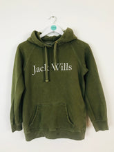 Load image into Gallery viewer, Jack Wills Womens Hooded Jumper Hoodie | UK6 | Green

