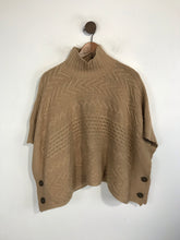 Load image into Gallery viewer, United Colors of Benetton Women&#39;s Wool Poncho Jumper | OS | Beige
