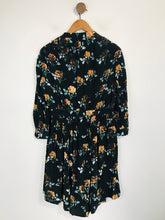 Load image into Gallery viewer, Thakoon Addition Women&#39;s Silk Floral Shirt Dress | 4 | Black
