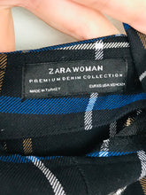 Load image into Gallery viewer, Zara Premium Denim Womens Wide Leg Jumpsuit Dungarees | XS | Black
