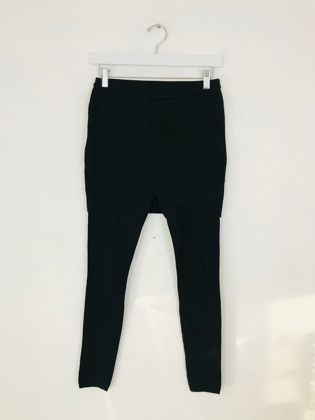 AllSaints Women’s Knit Leggings With Skirt | M UK10-12 | Black
