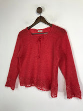 Load image into Gallery viewer, Noa Noa Women&#39;s Crochet Knit Jumper | L UK14 | Red
