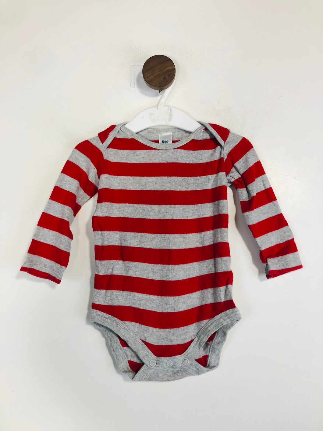 Baby Boden Kid's Striped Playsuit | 6/12 Months | Red