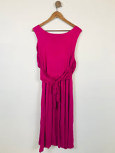 Load image into Gallery viewer, Hobbs Women&#39;s Wrap A-Line Dress | UK16 | Pink
