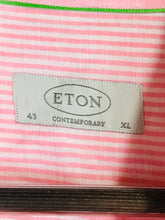 Load image into Gallery viewer, Eton Men&#39;s Striped Button-Up Shirt | XL | Pink
