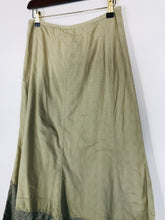 Load image into Gallery viewer, Fat Face Women&#39;s Cotton Floral Maxi Skirt | UK8 | Beige

