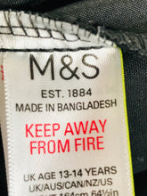 Load image into Gallery viewer, M&amp;S Kid&#39;s School Smart Trousers | 13-14 Years | Black
