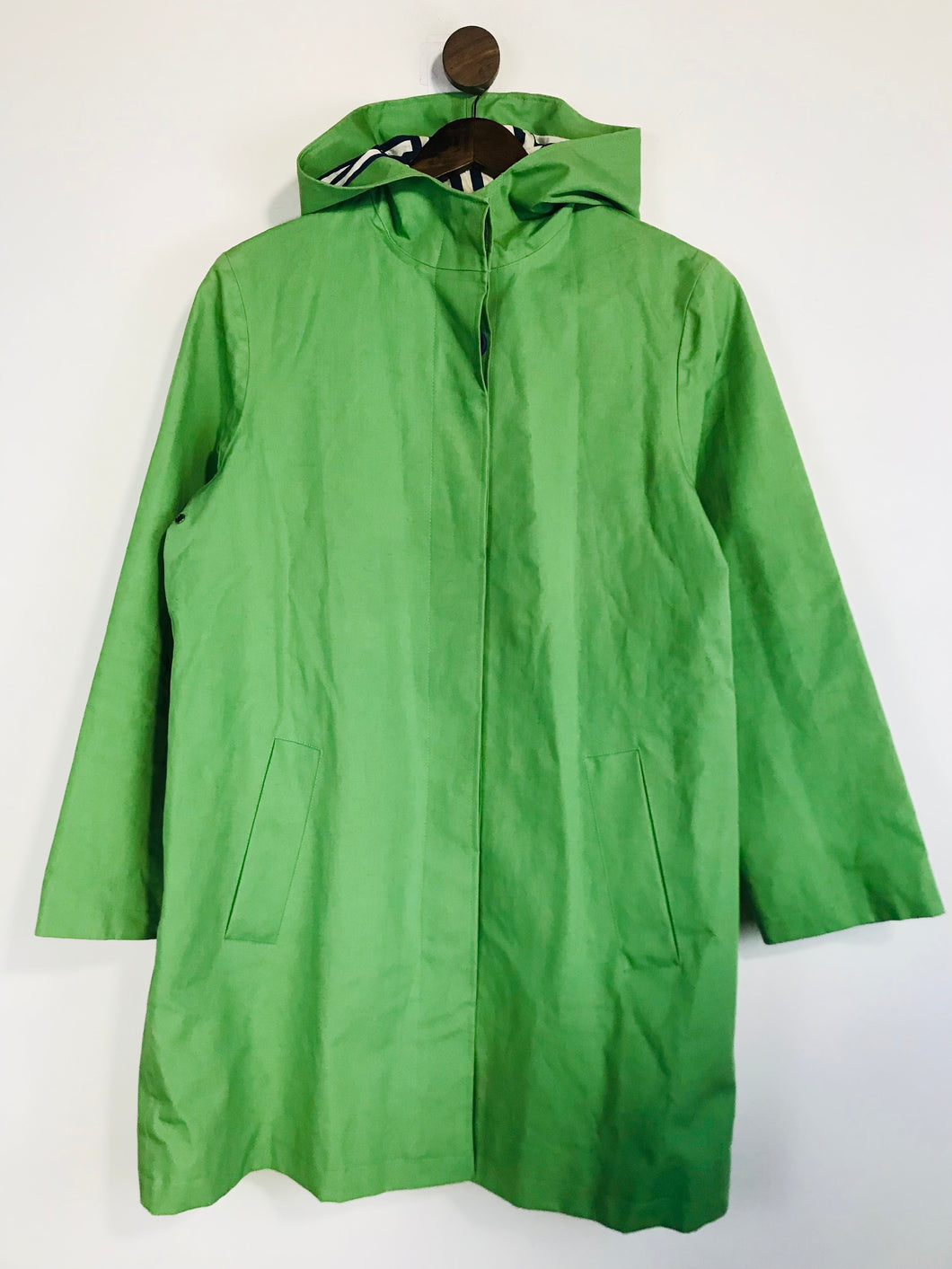 Boden Women's Cotton Overcoat Coat | UK14 | Green