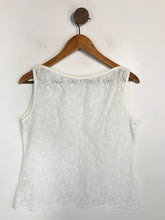 Load image into Gallery viewer, Planet Women&#39;s Lace Tank Top | UK14 | White

