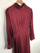 Load image into Gallery viewer, Massimo Dutti Women&#39;s Pleated Midi Dress | EU38 UK10 | Red
