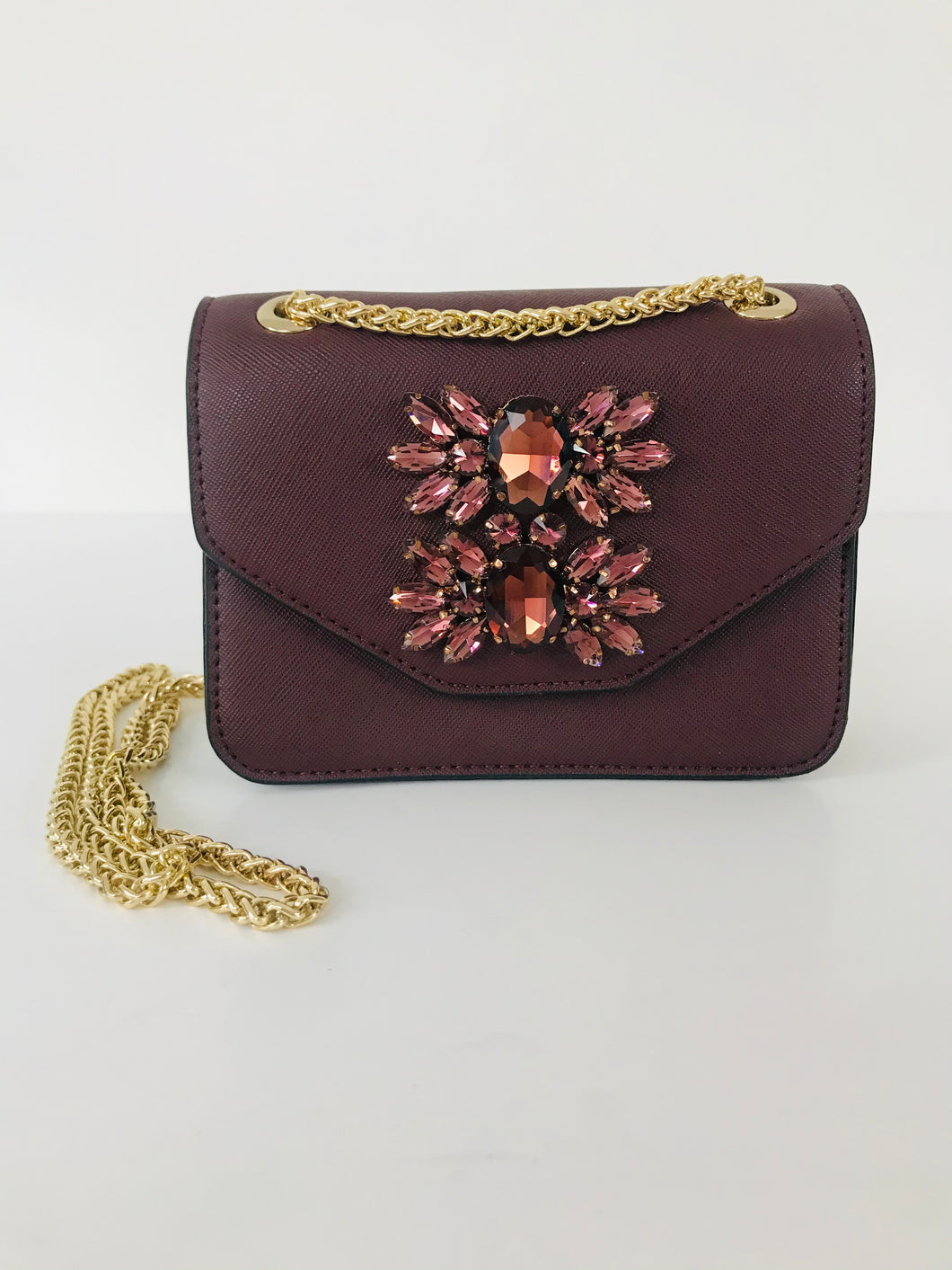 Dune Women’s Embellished Mini Clutch Bag | W6 L5 | Red