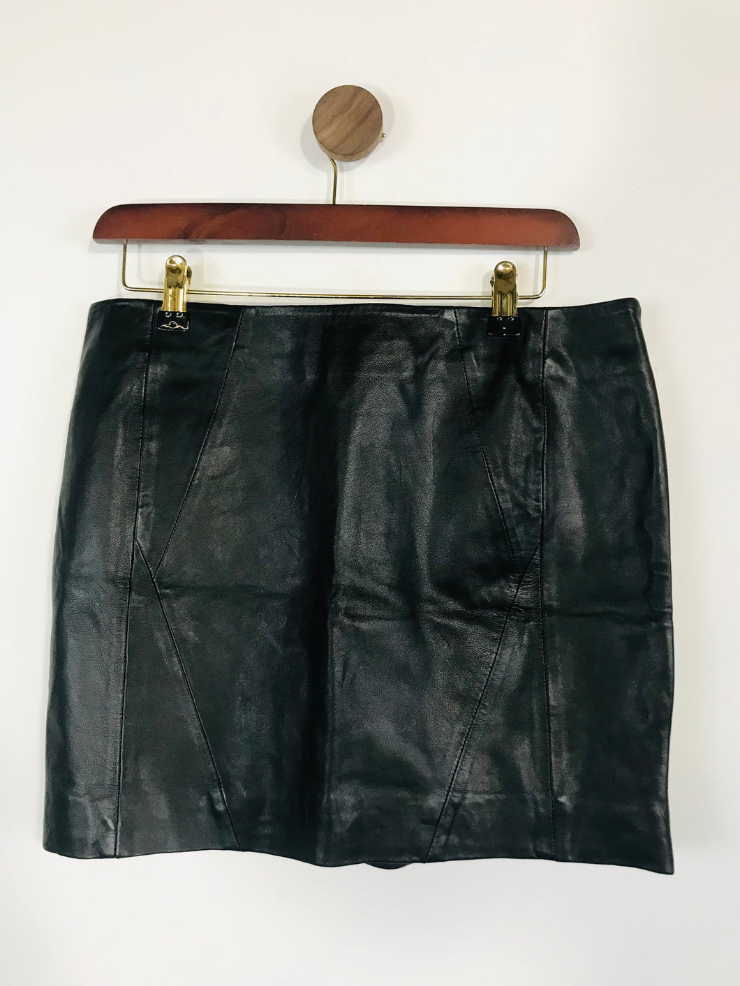 Urban Code Women's Leather Mini Skirt NWT | UK12 | Black